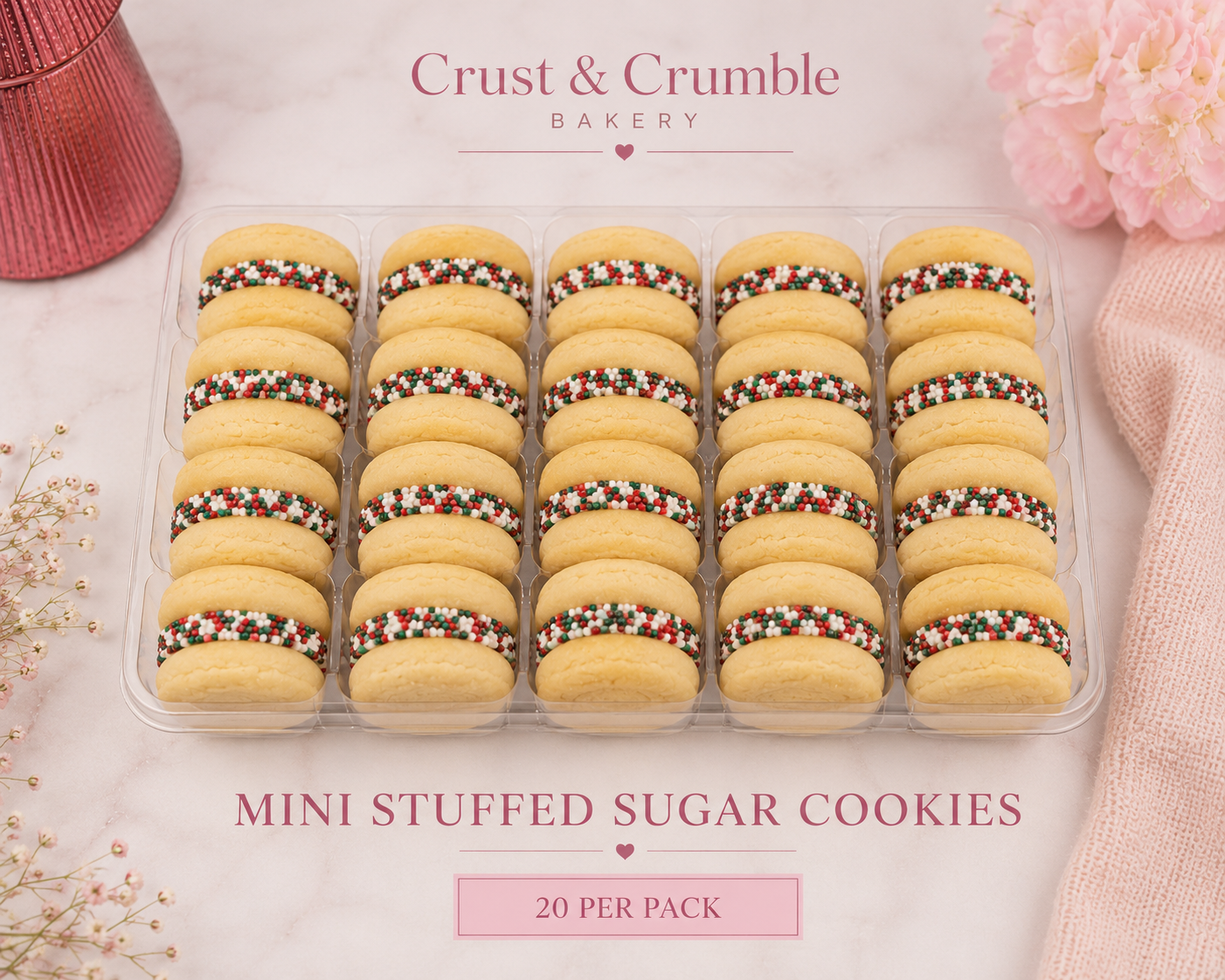 Stuffed Mini Sugar Cookies